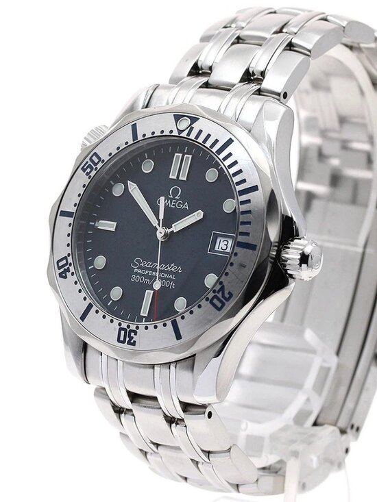 OMEGA Seamaster300 2260.80 Date Navy Dial Quartz Boy\'s Watch_900348 main image 4